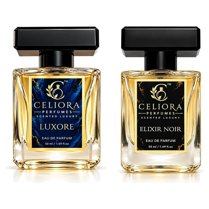 CELIORA PERFUMES Belle Vie & Luxore Perfume Gift Set | Long Lasting Eau de Parfum for Men & Women_Combo of 2 | 50 ml Each
