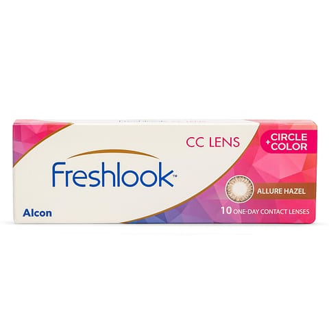 Freshlook (ALLURE HAZEL) - OneDay Color Contact Lens 10 Lens Box