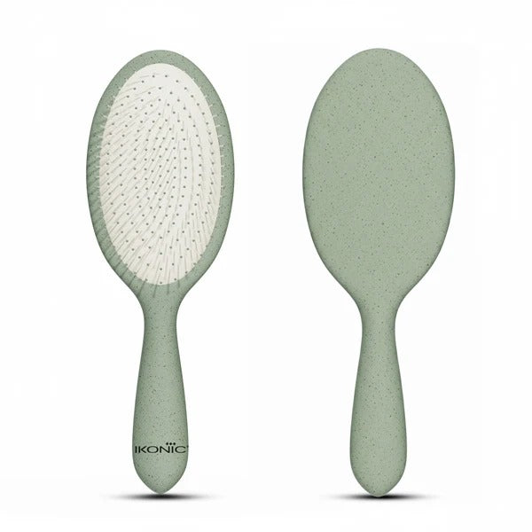 Ikonic Me Oval Brush IKM-3018 with Ion-Infused Flexible Nylon Bristles & Cushioned Base
