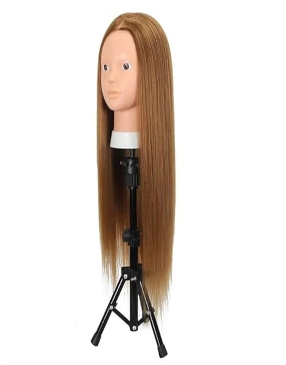 Professional Hair Cutting Practice Mannequin Head with Long Hair – Salon Training Dummy