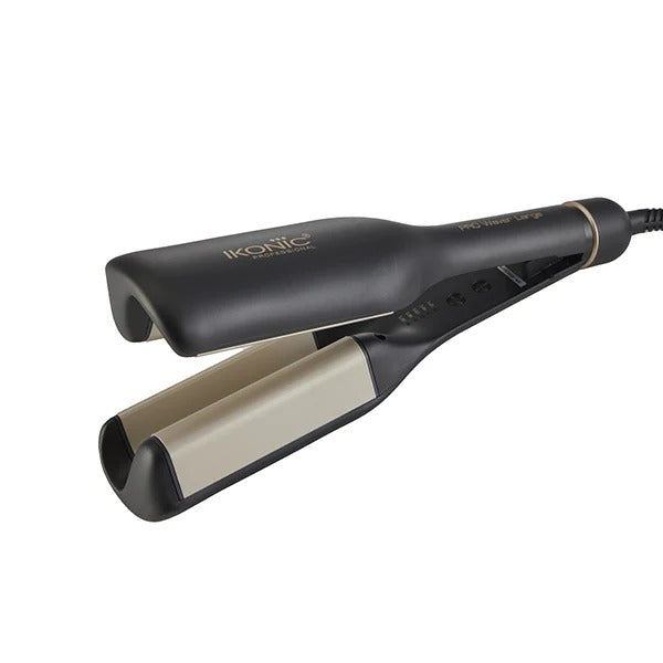 Ikonic Professional Pro Waver Large Hair Styler with Ceramic-Coated S-Shaped Plates