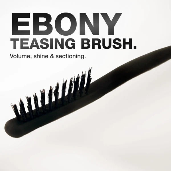 Ikonic Professional Ebony Teasing Brush – Black