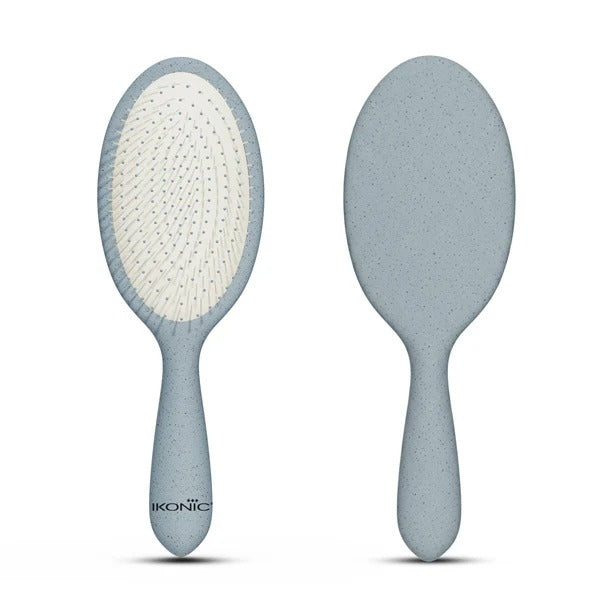 Ikonic Me Oval Brush IKM-3018 with Ion-Infused Flexible Nylon Bristles & Cushioned Base