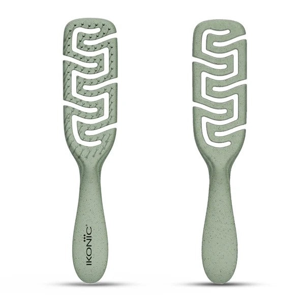 Ikonic Me Ikonic Me Vent Brush Small IKM-2121 with Flexible Ion Bristles & Wavy Vented Design