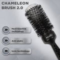 IKONIC Ceramic Blow Dry Brush 43mm – Professional Hair Styling Brush