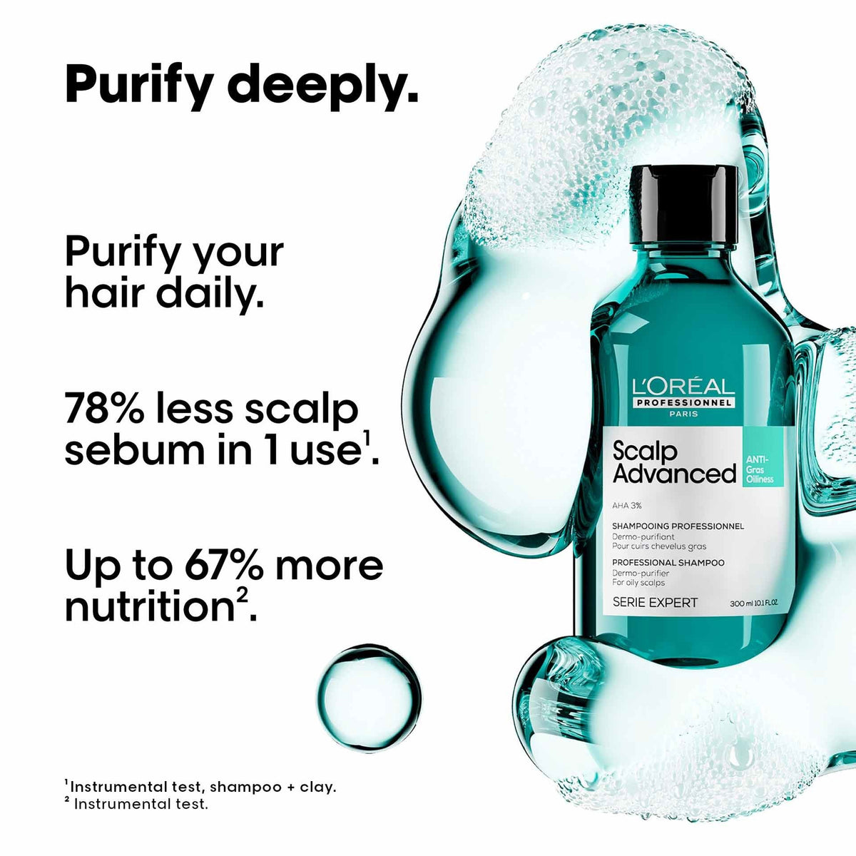 [Scalp Advanced] Anti-oiliness dermo-purifier shampoo